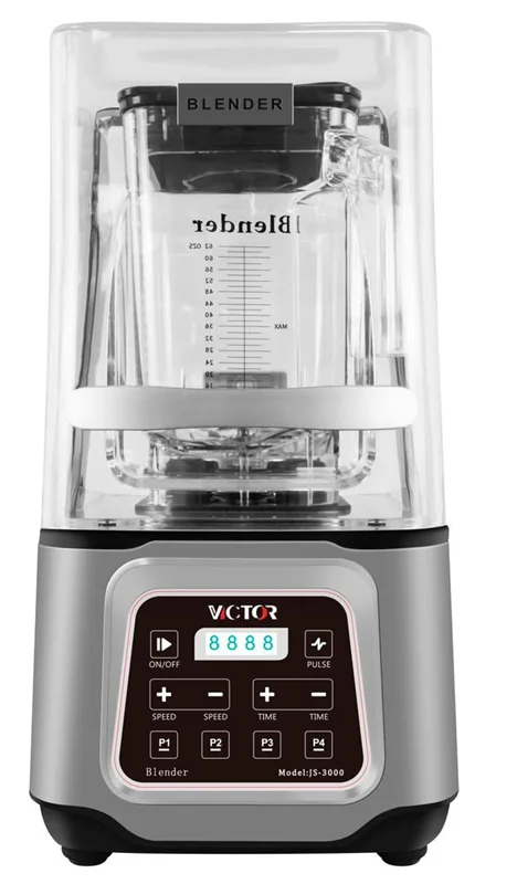 مخلوط کن (بلندر) 2 لیتر 2500 وات کاور دار ویکتور - VICTOR J3000