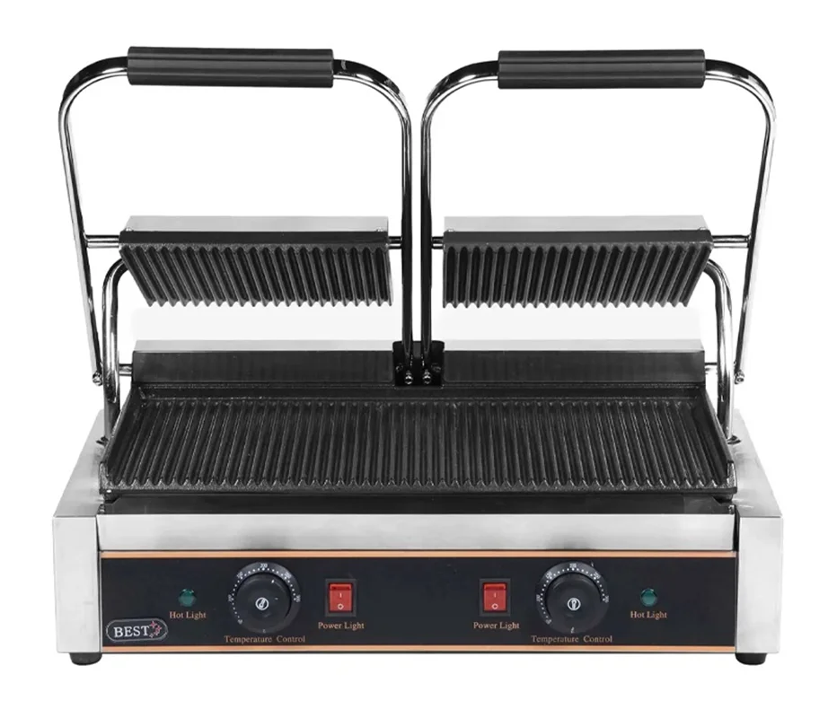 گریل ساندویچ ساز ( پنینی میکر )  دو صفحه بست -  BEST  - مدل PFY-813