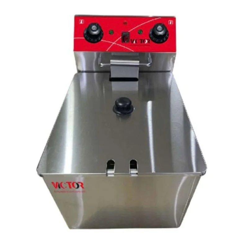 سرخ کن برقی تک لگن 8 لیتری ویکتور - VICTOR